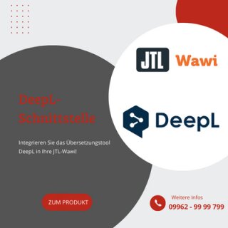 DeepL Integration in JTL-Wawi für optimale Übersetzung Ihrer Inhalte - Integrieren Sie das Übersetzungstool DeepL in JTL-Wawi
