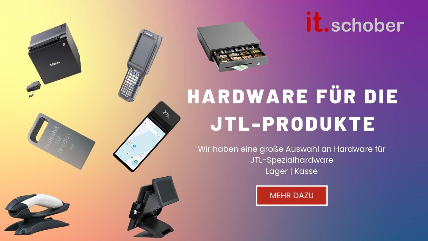 IT-Schober - Passende Hardware für JTL-POS, JTL-WMS, JTL-Wawi, JTL-Packtisch+, LS-POS