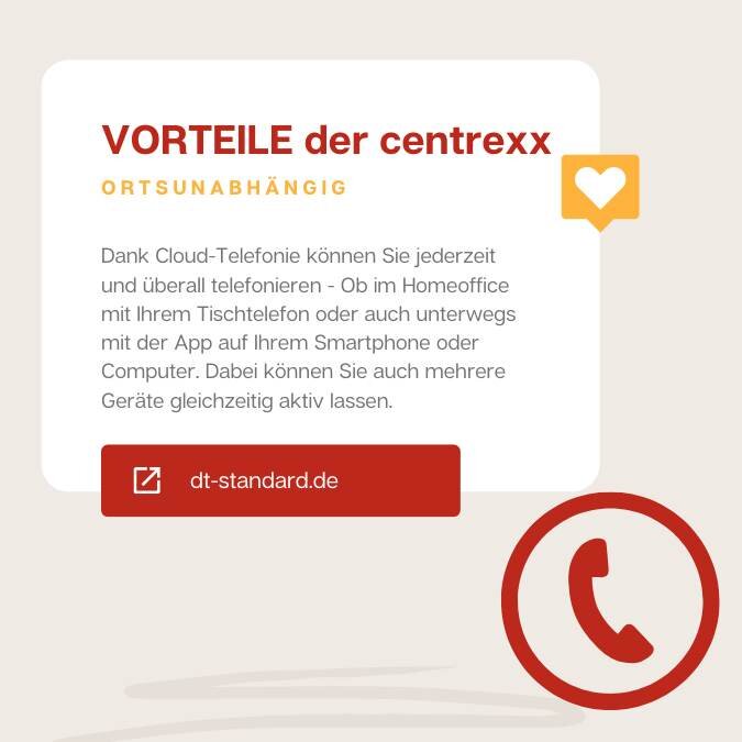 IT-Schober - Partner der Deutschen Telefon Standard - Vorteile der Centrexx Cloud-Telefonanlage