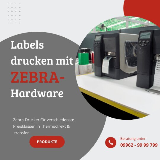 Labels drucken mit Zebra Hardware