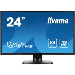 Iiyama ProLite X2481HS-B1 - 60 cm (23.6 Zoll), LED, VA-Panel, Lautsprecher, HDMI