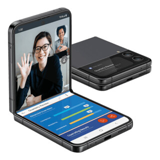 Samsung Galaxy Z Flip4 Enterprise Edition, USB-C, BT, WLAN, 5G, NFC, GPS, Kit (USB), GMS, Android